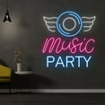 thumbnail image 2 of Handmadetneonsign Music Party Neon Sign, Live Music Led Sign, Dics Neon Lights Decor, Party Neon Lights, Bar Neon Lights, Music Neon Light, Wall Décor, 2 of 4