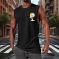 thumbnail image 5 of Akmaiox Men's Palm Tree Sunset Graphic Tank Top Casual Workout Muscle Sleeveless Shirts for Summer Beach Sports S-XXL, 5 of 6