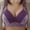 Purple, variant on Plus Size Minimizer Bra, Wirefree with Full Coverage & Side Panels, Reduces Bust Appearance & Offers Support Complexion 38