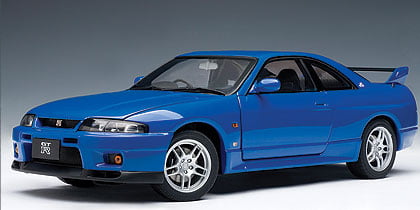 Nissan Skyline Gt R R33 Lm Limited In Champion Blue Diecast Model Car In 1 18 Scale By Autoart Walmart Com Walmart Com