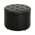 thumbnail image 2 of Ergode Designs4Comfort Round Shoe Storage Ottoman, 2 of 3