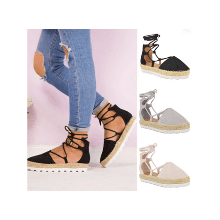 - Meigar Summer Women Casual Shoes Ballet Shoes Ladies Bohemia Ankle Strappy Espadrille Sandals