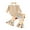 Beige, variant on Suealasg Baby Girl Halloween Outfit Newborn Girl Spring Fall 3Pcs Clothes 3 6 9 12 18 Months Infant Girl Long Sleeve Ribbed Romper Sunflower Pattern Flare Pants Headband Set