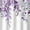 Purple, variant on Dznils Purple Eucalyptus Fabric Shower Curtain, Watercolor Floral Pattern with Hooks, 72" x 72"