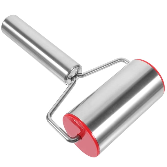 KONTONTY Stainless Steel T-Shape Rolling Pin Non-Stick for Baking, Cooking, Pastry Dough, and Kitchen Use
