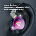 thumbnail image 2 of facefd Wired Earphone In-ear Type Gaming Headphone Detachable HiFi Stereo Sound Headset with Microphone, Green Green, 2 of 6