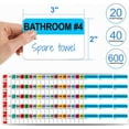 thumbnail image 2 of 600 Count Home Moving Labels, 3 x 2 Large for 3-4 Bedroom House with Writable Notes Areas, 17 Color Coded Stickers for Boxes + Fragile Moving Stickers + Heavy and Blank Labels, 2 of 7
