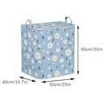 thumbnail image 2 of Oversized Storage Bag for Clothes Quilts Wardrobe, Heavy Duty Zippered Organizer Box Portable Large Capacity, Non-Woven Fabric Foldable Travel Moving Camping Garment Keeper, 2 of 2