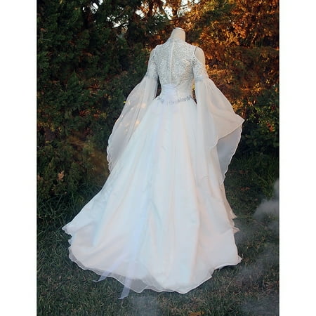 Women Off Shoulder Renaissance Gown Celtic Wedding Dresses | Walmart Canada