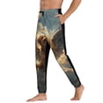 thumbnail image 3 of Kdxio Cloud Rainbow Winged Dog Pattern Joggers,Sweatpants for Men with Pockets-X-Large, 3 of 5