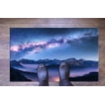 thumbnail image 4 of Landscape Rugs, Runner Rugs, Soft Rug, Galaxy Rug, Above The Clouds Rug, Fog Rug, Gift For Him Rug, Machine Washable Rugs, Thick Rugs, 2.6'x4' - 80x120 cm, 4 of 7