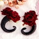 thumbnail image 2 of Pinzas para el pelo con forma de rosa y cuerno, accesorios para fotografía de cosplay, accesorios de joyería para el cabello, 2 of 8