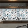 thumbnail image 1 of Calcomanías De Arte Adhesivo de azulejo de pared de mosaico impermeable de 20 piezas para decoración del hogar (ET109 20X20cm), 1 of 6