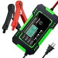 thumbnail image 1 of POINTERTECK 12V Car Battery Charger Pulse Repair LED Display Overcharge Protection Low Voltage Protection Battery Charger Maintenance Charger Pulse Repair Charging Short Protection, 1 of 7