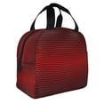 thumbnail image 2 of Pofeuu Red Geometric Print Lunch Bag Lunch Box Large Capacity Insulated Lunch Bag for Adult, Leakproof Reusable Lunch Tote Bags for Work, 2 of 8