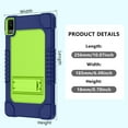 thumbnail image 2 of Hoibon Compatible With TCL NXTPAPER 11 Tablet Model 9466X6 2023 Model Case Heavy Duty Shockproof Rugged Protective with Kickstand Kids Friendly for TCL NXTPAPER 11 inch (2*Navygreen), 2 of 8