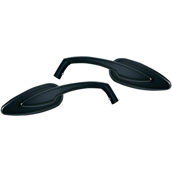Kuryakyn Teardrop Gloss Black Mirrors (1708)