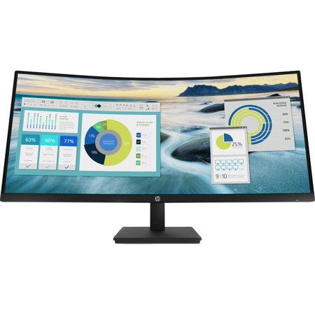 UPC: 0195122737184 | HP 34  100 Hz VA UWQHD Monitor 3440 x 1440 (2K) HDMI  DisplayPort  USB-C P34hc G4 21Y56AA#ABA