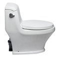 thumbnail image 4 of Eago R-133SEAT Replacement Soft Closing Plastic Toilet Seat, White for TB133, 4 of 5