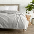 thumbnail image 2 of Bare Home Polar Fleece Bed Blanket - Lightweight - Premium Fleece - Throw, Light Gray, 2 of 6