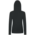 thumbnail image 3 of Women's Levelwear Black Chicago White Sox Relay Banner Arch Long Sleeve T-Shirt Hoodie, 3 of 3
