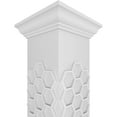thumbnail image 4 of Ekena Millwork 10"W x 8'H Craftsman Classic Square Non-Tapered Westmore Fretwork Column w/ Crown Capital & Crown Base, 4 of 8