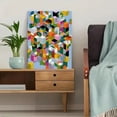thumbnail image 5 of Abstract Geometric Cubes Canvas Print Wall Art for Living Room Office Dining Room Hallway, 5 of 8