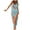 Light Blue formal dresses for women, variant on Usmixi Formal Dresses for Women Beach Party Fashion Drawstring Slit Bodycon Ribbed Tank Maxi Dresses Scoop Neck Sleeveless Striped Print Summer Long Dress Black m