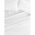 thumbnail image 3 of Comfort Canopy - 4 Piece Solid White Rayon Derived from Bamboo Bed for California King Bedding, 3 of 12