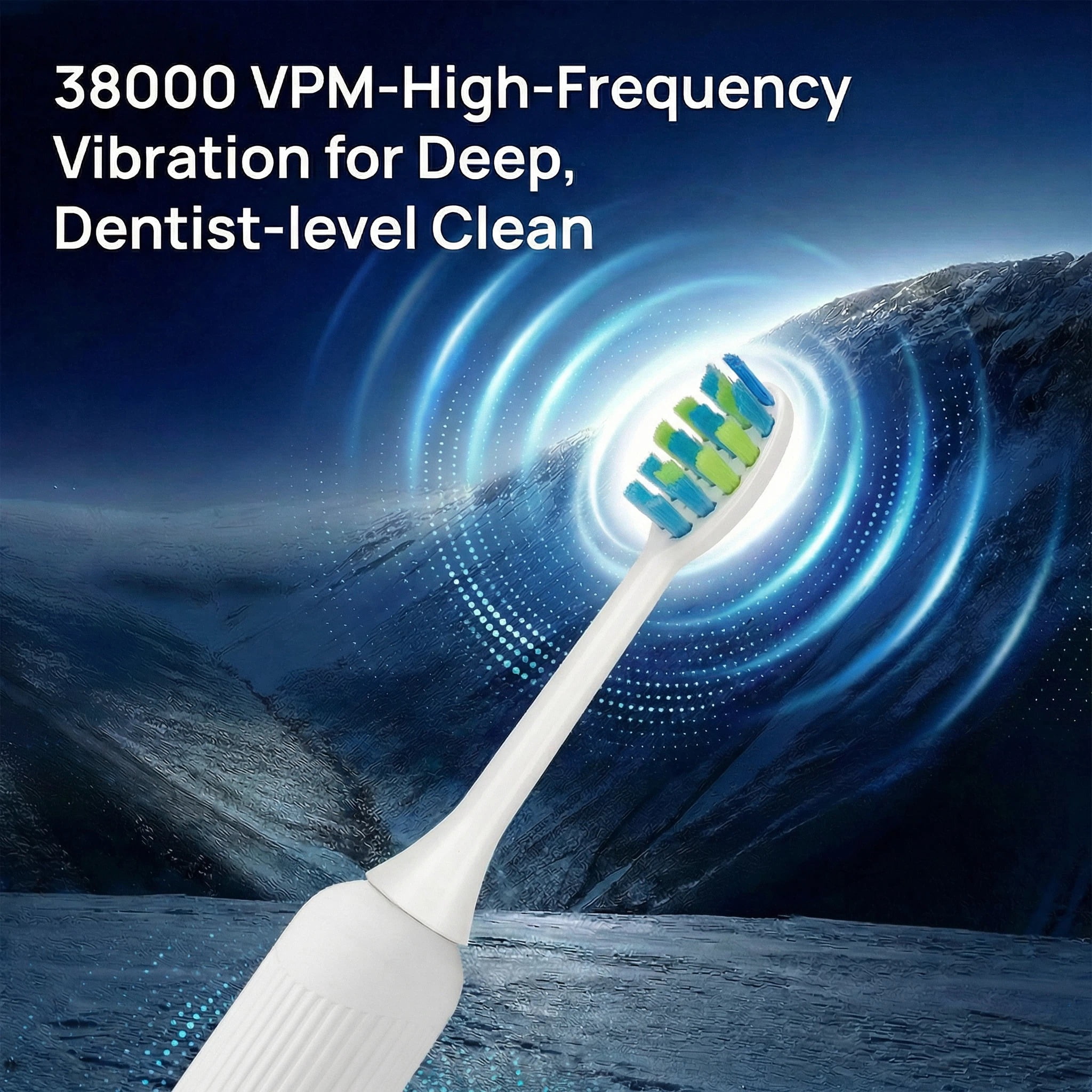 GUFICLE Roman Column Sonic Electric Toothbrush for Adults, 70-Day Battery, White