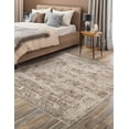 thumbnail image 5 of Unique Loom Tuareg Collection Area Rug - Sand Dune (8' Square Cream/Beige), 5 of 7