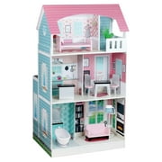 Teamson Kids Wonderland Ariel 2 in 1 Doll House & Play Kitchen - Muti-Color