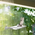 thumbnail image 3 of Ventana de gato Sunnimix Hamaca colgante Montaje de ventana desmontable Gris, 3 of 7
