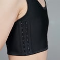 thumbnail image 3 of YUBNLVAE Chest Binder Tank Top Breathable Comfortable and Soft Slim Fit Trans Vest Tops Tomboy Lesbian,Black,XXL, 3 of 6