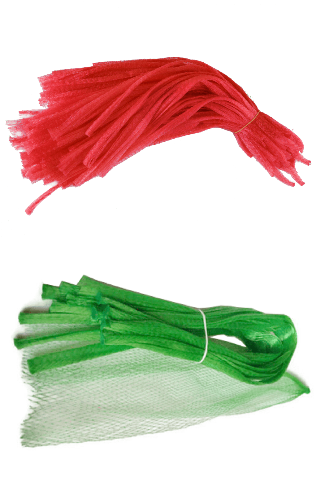 100 Red & Green Reusable Nylon Poly Mesh Produce net Grocery Fruit