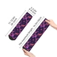 thumbnail image 2 of Uemuo Purple Dreamcatcher Printed Crew Socks, Moisture-Wicking Socks, Athletic Socks for Men Breathable Cushion Socks Casual Sport Socks for Running Traveling, 2 of 6