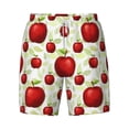 thumbnail image 4 of Lsque Mens Swim Trunks Fruit Apples Pattern - Bathing Suit Compression Liner - Beach Swim Shorts Swimwear - (S-3XL) - Stretch Quick Dry -X-Large, 4 of 9