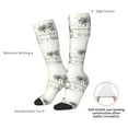 thumbnail image 4 of Honeii Summer Vacation Scene With Camping Van Print Long Socks,Novelty Design Socks Gift for Men and Women,Crew Socks,Calf Socks, 4 of 6