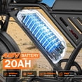 thumbnail image 5 of 2200W Peak Electric Bike for Adults, 30MPH & 75 Miles, 48V 20Ah Cargo Ebike,NFC Unlock,All-Terrain Off-Road Electric Mountain Bicycle,Disc Brake , Cycling Bag & Phone Mount Included,UL2849, 5 of 12