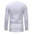 thumbnail image 3 of Lilgiuy Fashion Men's Printed Muscle Tee T-shirt Casual Medium Length Shirt Long Sleeve Turn Down Collar Blouse & Shirt for Going Out, 3 of 4