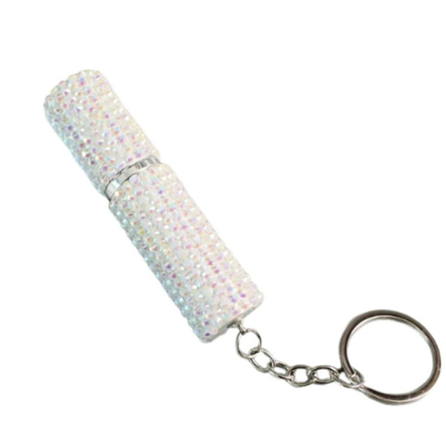 Botella pulverizadora de perfume portátil con llavero ZJT250124831 | Atomizador recargable a prueba de fugas | Fragancia compacta para viajes | Elegante aromatizador para hombres y mujeres |