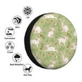 thumbnail image 4 of Sikiie Cute Rabbit And Flower PVC Leather Spare Tire Wheel Cover Spare Tire Cover, for Car Truck SUV Camper Trailer Universal Fit(14-17in)-16 inch, 4 of 6