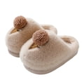 thumbnail image 2 of Nuevas zapatillas de invierno de algodón con dibujos animados para mujer, zapatos peludos de interior de suela gruesa para uso doméstico, zapatos cálidos de algodón medio antideslizantes para uso exte, 2 of 5