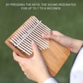 thumbnail image 4 of Kalimba de 17 teclas Amonsee Si Mayor Alcanforero Para Principiantes Sala de Yoga, 4 of 7