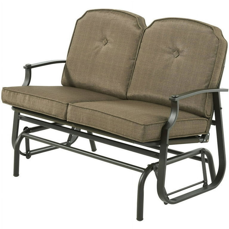 Mainstays Wentworth Outdoor 2 Person Glider Bench Walmart