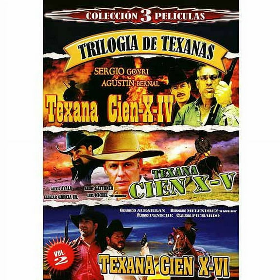 Trilogia De Texanas: Texana Cien-X-IV / Texana Cien X-V / Texana Cien X-VI (3 Peliculas) (Spanish)