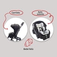 thumbnail image 2 of Carriola Para Bebé Starkids Lyra Convertible A Autoasiento Negro, 2 of 7