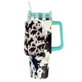 thumbnail image 3 of Bolsa De Almacenamiento Para Vasos De Fitness. Bolsa colgante para taza de fitness para vaso Stanley IceFlow 20OZ 30OZ (vaca marrón), 3 of 8