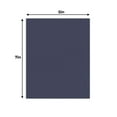 thumbnail image 3 of Navy Blue Acid Free 5x7 Backing Board - Uncut Photo Mat Board - 25 Sheets, 3 of 3