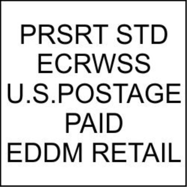 postage paid stamp eddm ecrwss local postal customer stamp
